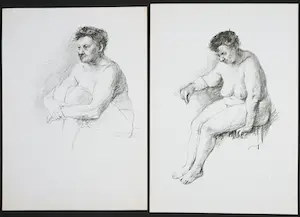 Aat Veldhoen - Lot van twee rotaprints kopen? Bied vanaf 1!