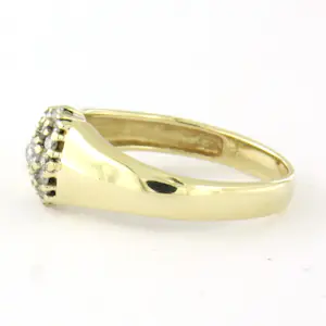 14k gouden ring met briljant geslepen diamant tot. 0.25ct – F/G - SI kopen? Bied vanaf 450!