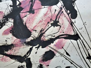 Anton Heyboer - Abstracte voorstelling krachtige heldere sprankelende schildering kopen? Bied vanaf 300!