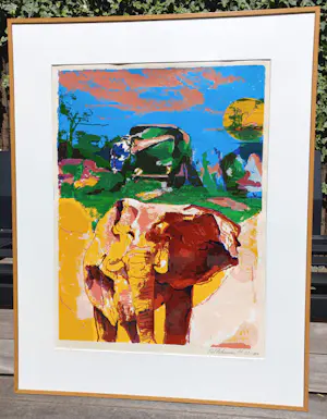 Kees van Bohemen - Safari, zeefdruk (netjes ingelijst) kopen? Bied vanaf 250!