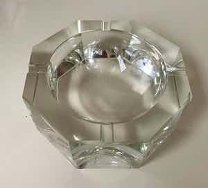 Moser - Art deco achthoekige kristallen asbak verkocht voor € 1!