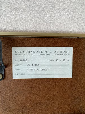 Albert Bitran - En équilibre kopen? Bied vanaf 50!