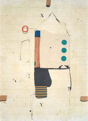 Cole Morgan - Kleurenlitho | 'Zonder titel' | 1992 (Mooi ingelijst) verkocht voor € 250!