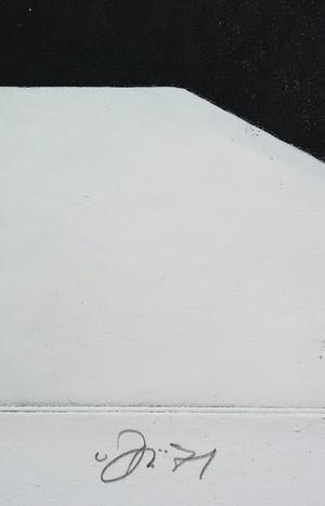 Gerd van Dulmen - Surrealistische voorstelling met wormen, ets kopen? Bied vanaf 35!