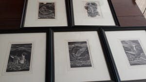 Renaat Bosschaert - 5 houtgravuren kopen? Bied vanaf 100!