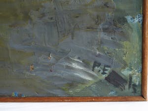 Peter Engels - Ingelijst, olieverf op doek, “Voorjaar” – gesigneerd – 1961 kopen? Bied vanaf 75!