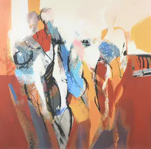 Peter Meijer - Zeefdruk, Zonder titel 4 - Ingelijst kopen? Bied vanaf 1!