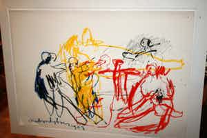 Anton Heyboer - Anton Heyboer Dansende vrouwen verkocht voor € 350!