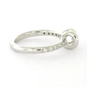 18k witgouden ring met briljant geslepen diamant tot. 0.25ct – F/G - VS/SI kopen? Bied vanaf 610!