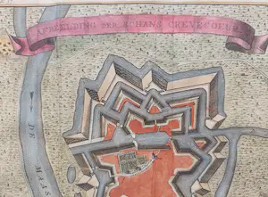 Isaac Tirion - Den Bosch, Schans Crevecoeur Oude Kopergravurer 1743 kopen? Bied vanaf 35!