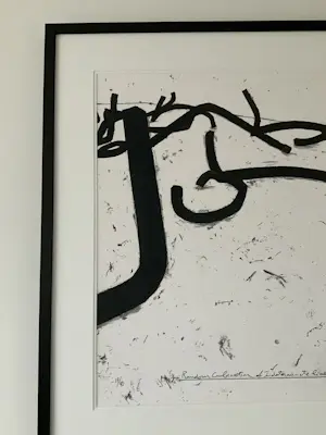 Bernar Venet - Random combination of indeterminated lines zeer laag openingsbod kopen? Bied vanaf 1150!