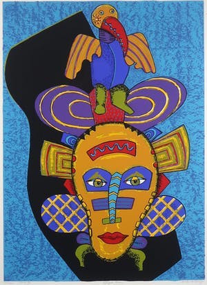 Cecile de Bruijn - Afrique bleu. (prijs verlaagd!) kopen? Bied vanaf 75!