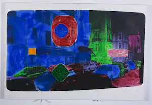 Jelis van Dolderen - Olieverf op doek, Paris Nuit V kopen? Bied vanaf 200!