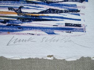 Luuk Scholten - Grote houtsnede "Santorini" kopen? Bied vanaf 50!