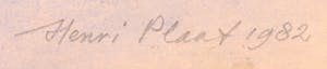 Henri Plaat - Aquarel, Zonder titel - Ingelijst kopen? Bied vanaf 150!