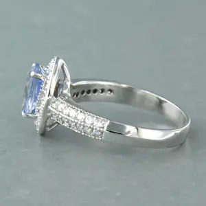 14k wit gouden ring met een kwarts en briljant geslepen diamant tot. 0.42ct kopen? Bied vanaf 650!
