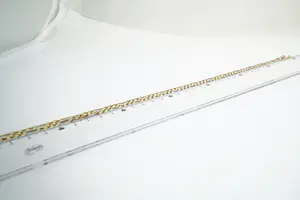 86 - Lang (70cm!) bicolor 14Krt gouden Figaro collier - herenmodel - gekeurd kopen? Bied vanaf 760!