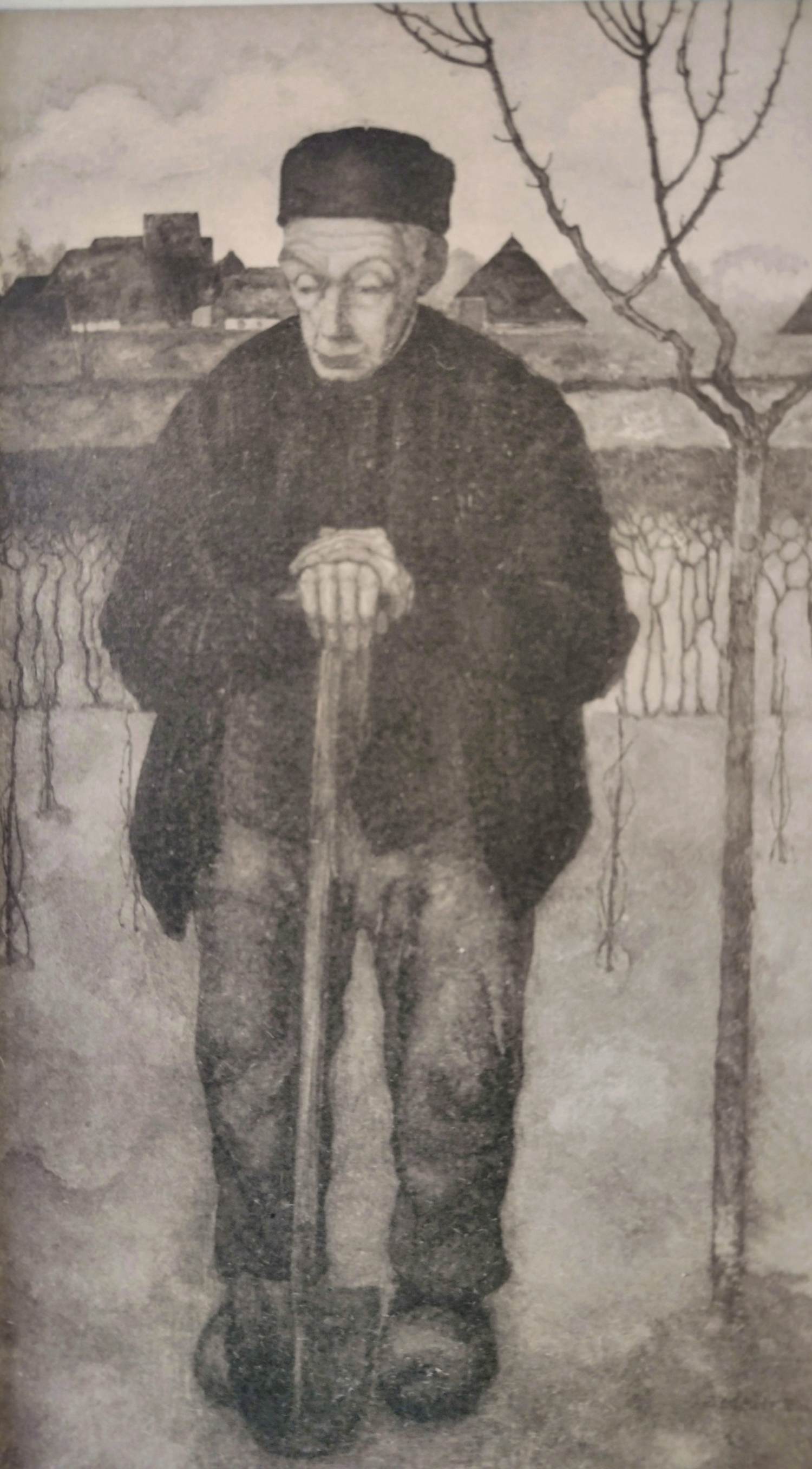 Jan Mankes - Douwe met spade kopen? Bied vanaf 45!