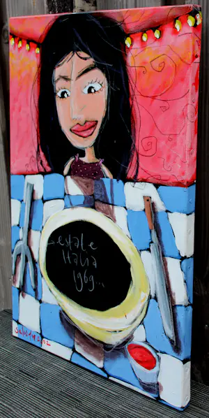 Selwyn Senatori - Acryl verf op doek: Estata Italia 1969 - 2002 kopen? Bied vanaf 395!