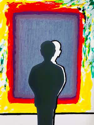 Roger Raveel - Bezinning bij de weerschijn verkocht voor € 1495!