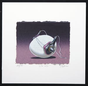 Sharon Amir - Zeefdruk op geschept papier, Listen, Baby kopen? Bied vanaf 1!