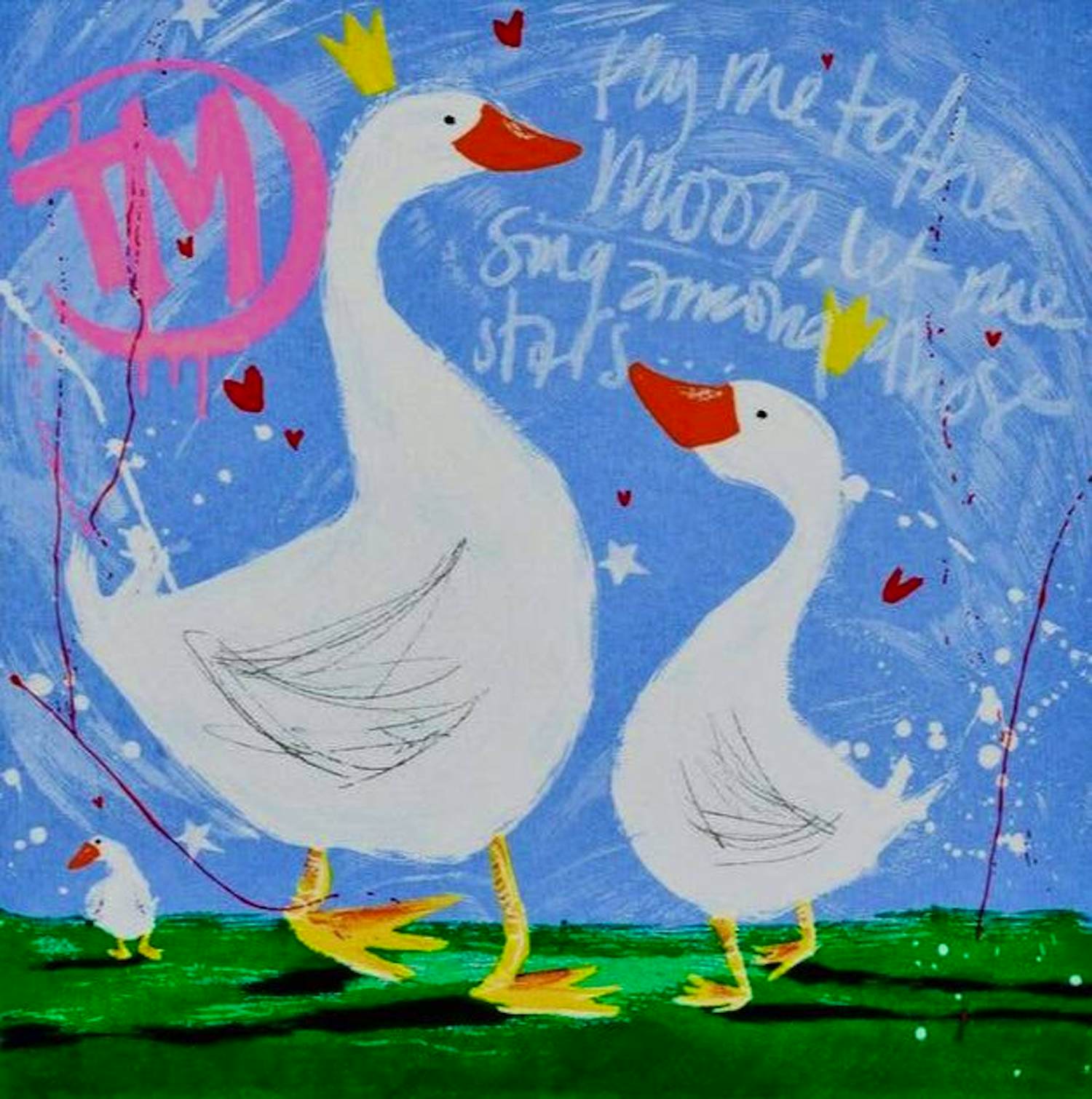 Selwyn Senatori - zeefdruk: Fly me to the moon kaufen? Bieten Sie von 99!