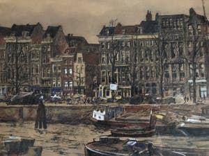 Berend Adrianus Bongers - Havengezicht Rotterdam kopen? Bied vanaf 100!