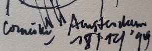 Corneille - tekening, gesigneerd, gedateerd en ingelijst kopen? Bied vanaf 200!