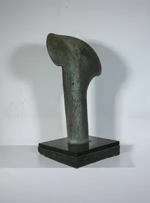 Huub & Adelheid Kortekaas - Groot bronzen beeld, Organische vorm kopen? Bied vanaf 400!