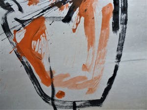 Anton Heyboer - De oervogel Mooie krachtige schildering . kopen? Bied vanaf 200!