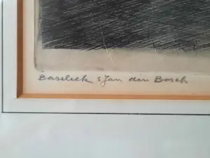 Hendrik de Laat - mooie scherpe ETS - Basiliek Sint-Jan Den Bosch - GROOT - 25672 kopen? Bied vanaf 135!