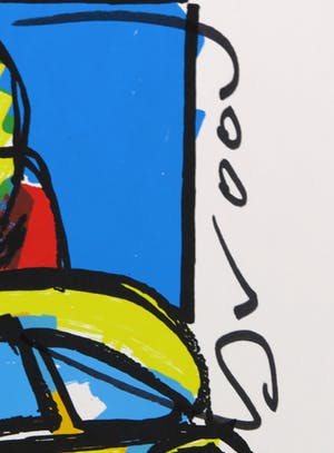 Herman Brood - Zeefdruk, VW-Beetle kopen? Bied vanaf 1!