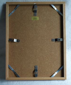 Birgit Krabiell - Ingelijste kleurenets , Konijntjes – 1987 kopen? Bied vanaf 1!