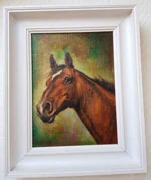 Fred Hartsuijker - paardenhoofd. verkocht voor € 40!