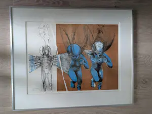 Aat Verhoog - Drie vliegende wezens kopen? Bied vanaf 150!