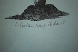 Dirkje Kuik - Egel - litho op een dubbel blad uit 1966 kopen? Bied vanaf 45!