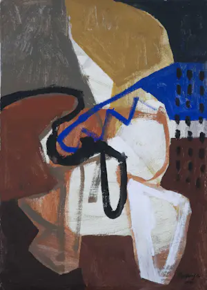 Bruno Pedrosa - Acryl op doek, Abstracte compositie - Ingelijst kopen? Bied vanaf 200!