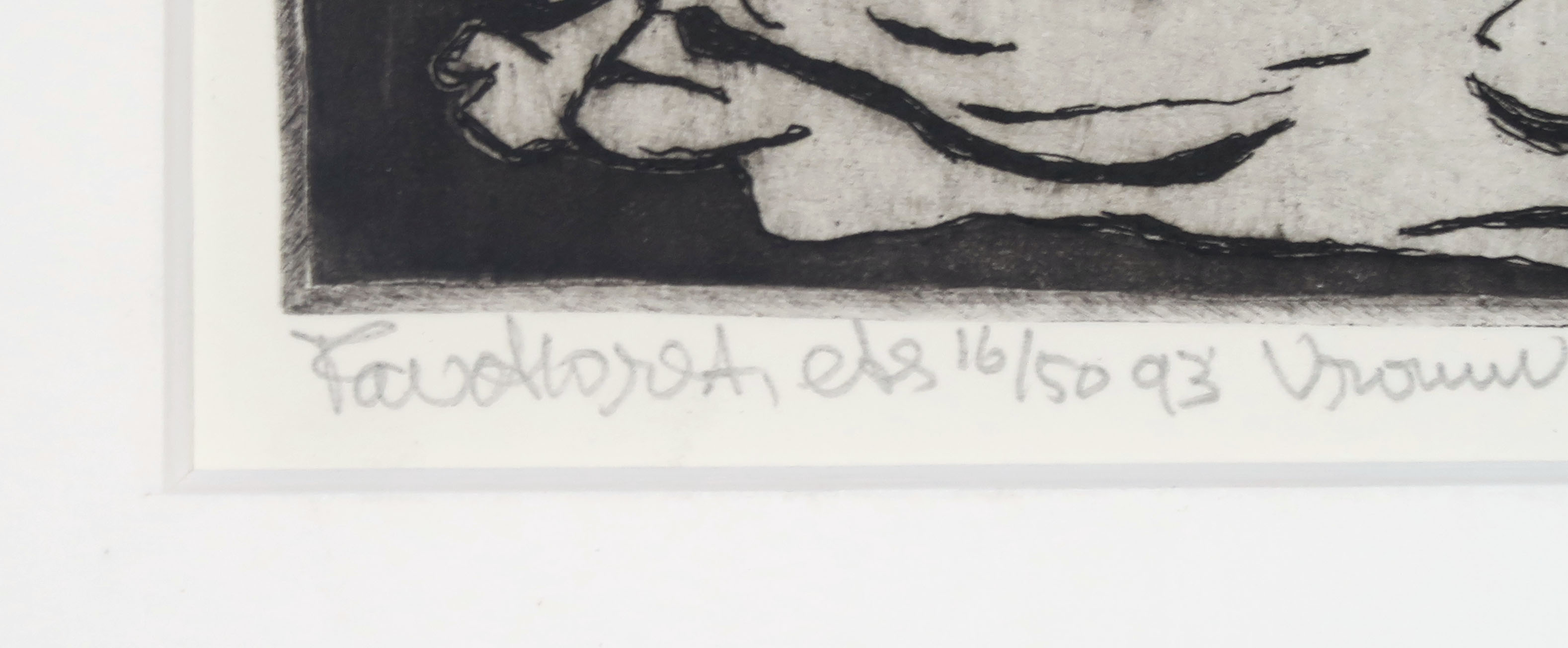 Frits Anton van der Horst - Ets, Vrouw voor de spiegel kopen? Bied vanaf 1!