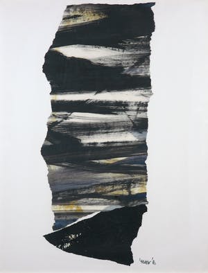 Mechtilt - Olieverf op papier, Zonder titel - Ingelijst kopen? Bied vanaf 1!