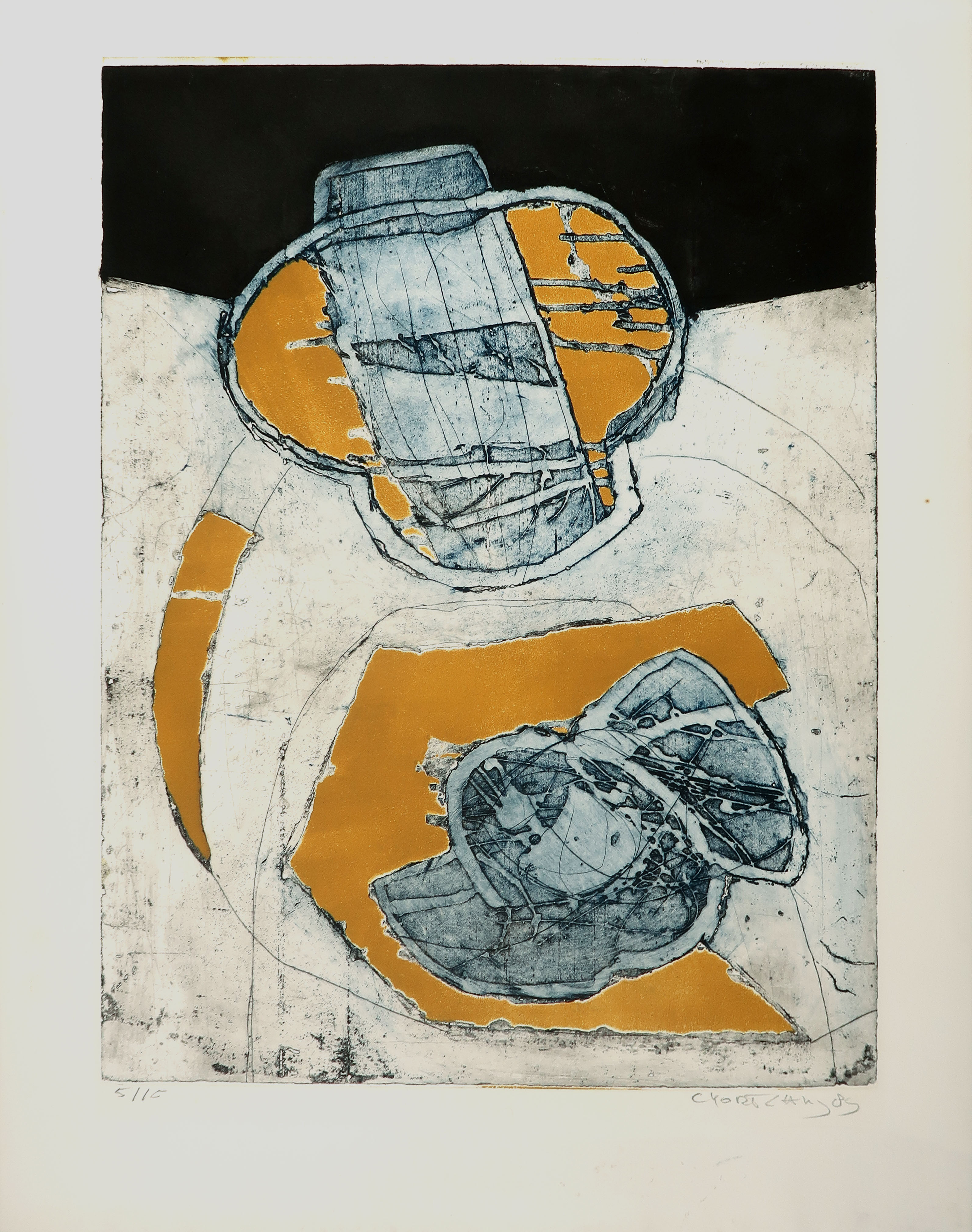 Cees Kortlang - Kleurenets, Zonder titel kopen? Bied vanaf 40!