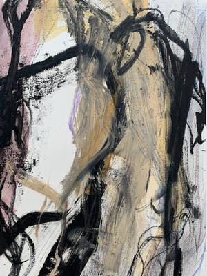 Eugenie Dammer - gemengde techniek op papier - 'In stretto rapporto' - 1996 (Uniek werk) kopen? Bied vanaf 1!