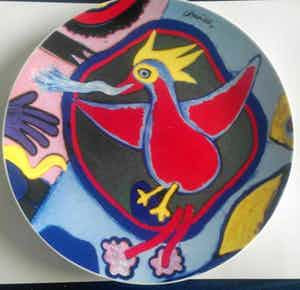 Corneille - 2 borden: Vuurvogel + L'été commencant verkocht voor € 50!