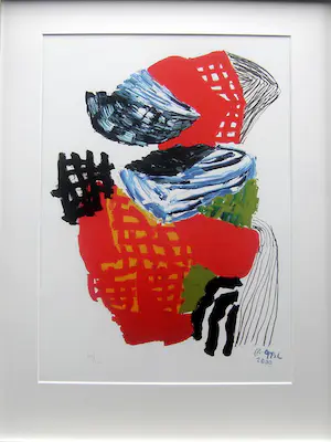 Karel Appel - THOUGHT'S BOOMERANG, Litho 2000. kopen? Bied vanaf 180!
