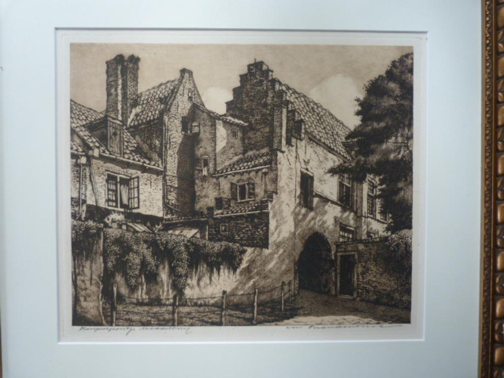 Cornelis Brandenburg - Kuiperspoort Middelburg verkocht voor € 125!