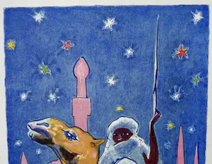Kees van Dongen - Gravure 1001 nacht: 'Le voyage de Kamaralzamân kopen? Bied vanaf 10!