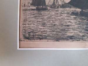 Waalko Jans Dingemans (sr.) - havengezicht met varende botters kopen? Bied vanaf 50!