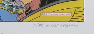 Theo van den Boogaard - Piëzografie, Dat is er een van Tempo-Team (Heftruckchauffeur) - Ingelijst kopen? Bied vanaf 1!
