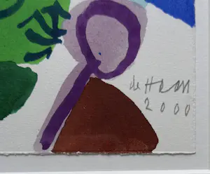 Jurjen de Haan - Aquarel - 2000 - ingelijst kopen? Bied vanaf 100!
