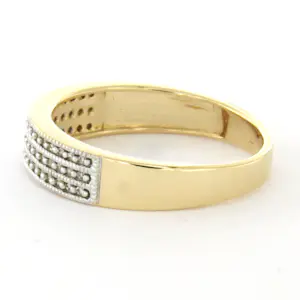 14k gouden ring met single cut geslepen diamant tot. 0.25ct – F/G - VS/SI kopen? Bied vanaf 360!