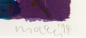 Michael Leu - Zeefdruk, Zen sushi - Ingelijst kopen? Bied vanaf 1!